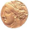 ancient coin of electrum